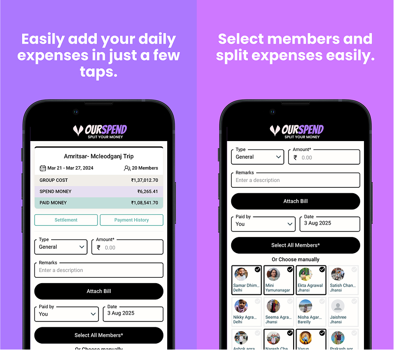 Simplify Group Finances OurSpend